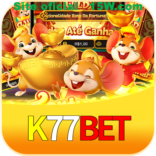 Imagem promocional da K77Bet mostrando a plataforma e suas vantagens